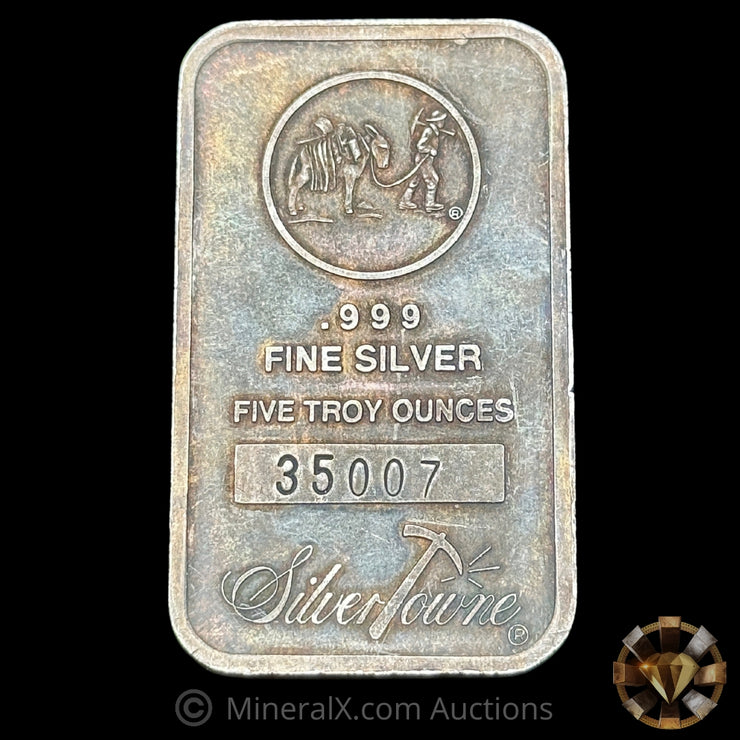 5oz Silvertowne Vintage Silver Bar