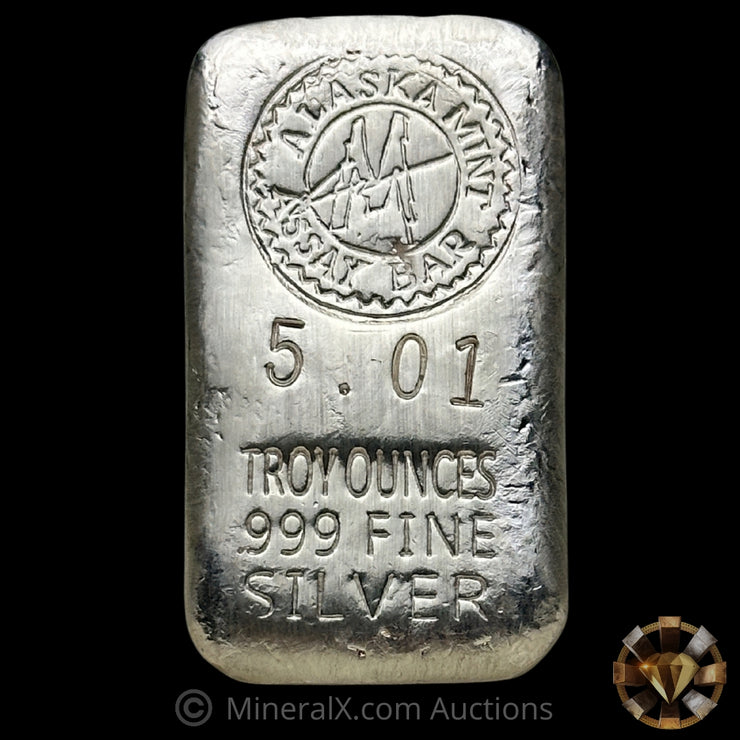 5.01oz Alaska Mint Silver Bar