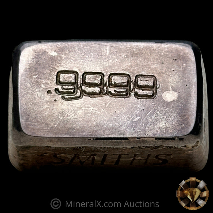 4.36oz Smiths Vintage Silver Bar