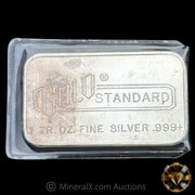 1oz Gold Standard Vintage Silver Bar