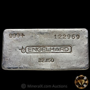 32.150oz (Kilo) Engelhard 1st Series Bull Logo Curled 999 Fineness Font Variety Vintage Silver Bar