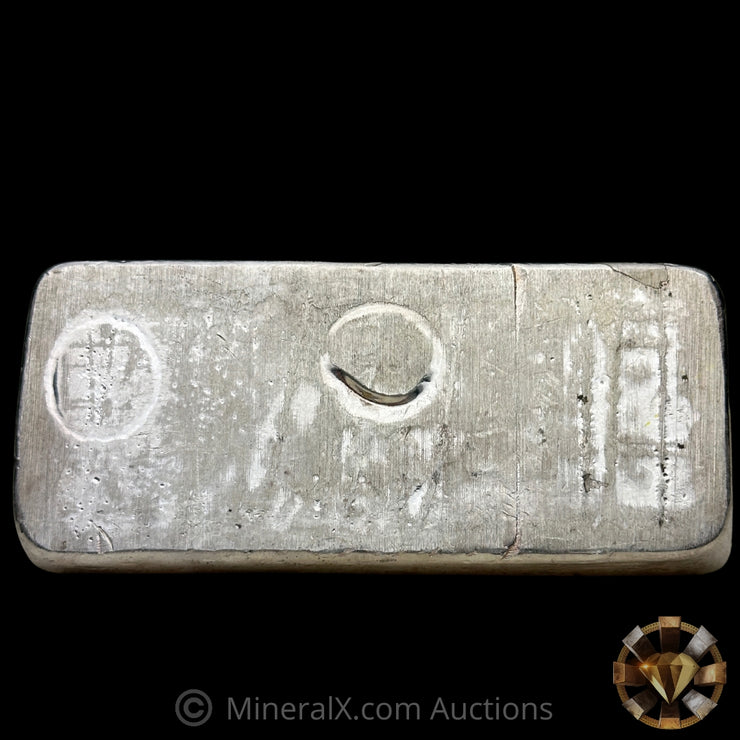 Kilo Engelhard London Vintage Silver Bar With Mocatta & Goldsmid Counterstamp