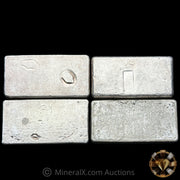 x4 10oz Engelhard Bull Logo Vintage Silver Bar