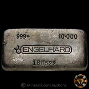 10oz Engelhard Floating Decimal Bull Logo Vintage Silver Bar