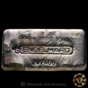 10oz Engelhard Bull Logo Vintage Silver Bar