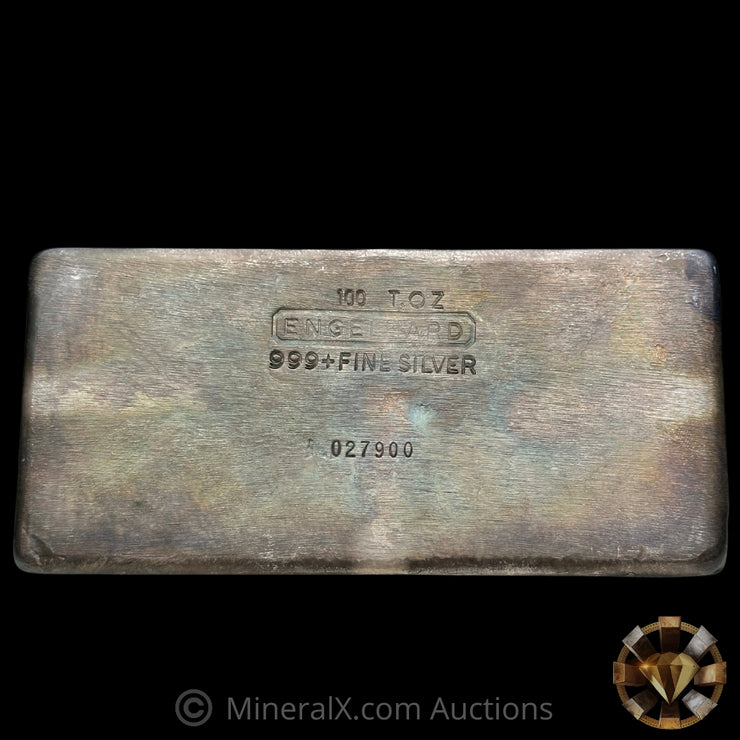 100oz Engelhard 2nd Series Vintage Silver Bar