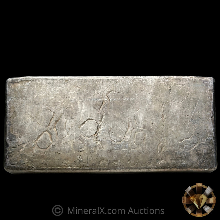 100oz Engelhard 6th Series P Serial With Rare K Prefix Anomaly Vintage Silver Bar