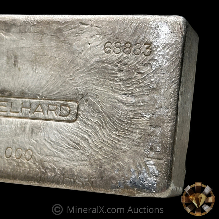100oz Engelhard 3rd Series 5 Digit Vintage Silver Bar