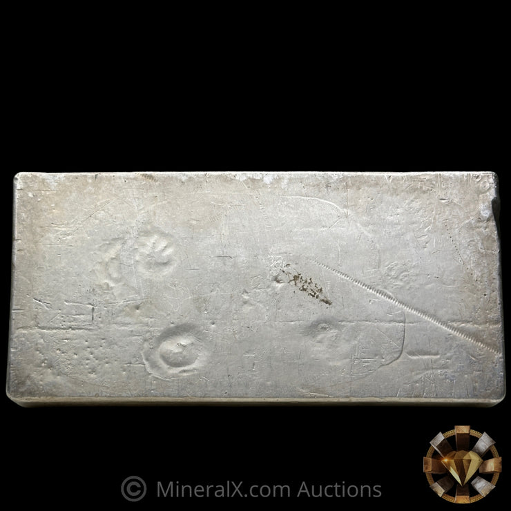 100oz Engelhard 3rd Series 5 Digit Vintage Silver Bar