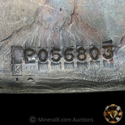 100oz Engelhard 6th Series P Serial With Rare K Prefix Anomaly Vintage Silver Bar