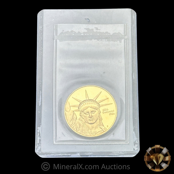 1/2oz 1986 Engelhard Liberty Trade MTB Bank Vintage Gold Coin In Seal