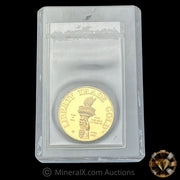 1/2oz 1986 Engelhard Liberty Trade MTB Bank Vintage Gold Coin In Seal