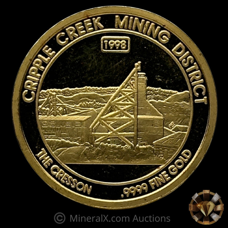 1/2oz Cripple Creek Mining District Gold Coin