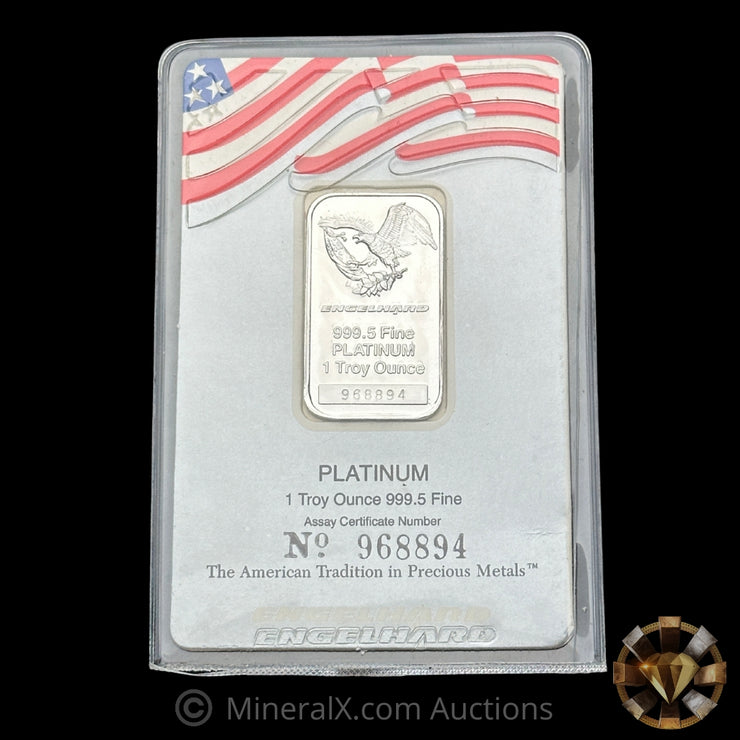 1oz Engelhard Vintage Platinum Bar