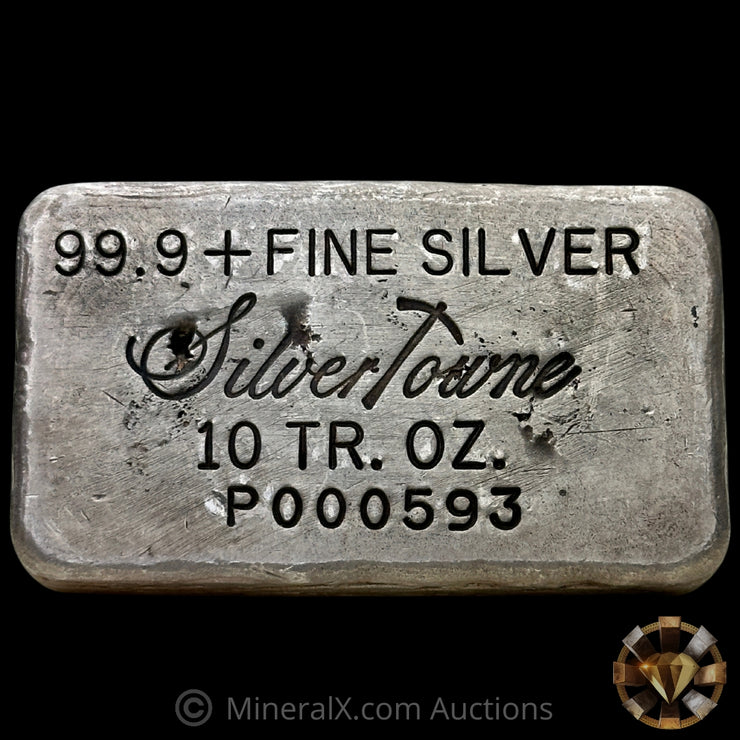 10oz Engelhard Silvertowne Vintage Silver Bar