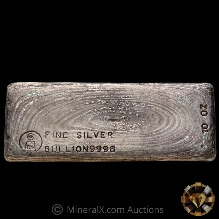 10oz Harrington Metallurgy Australia Vintage Silver Bar