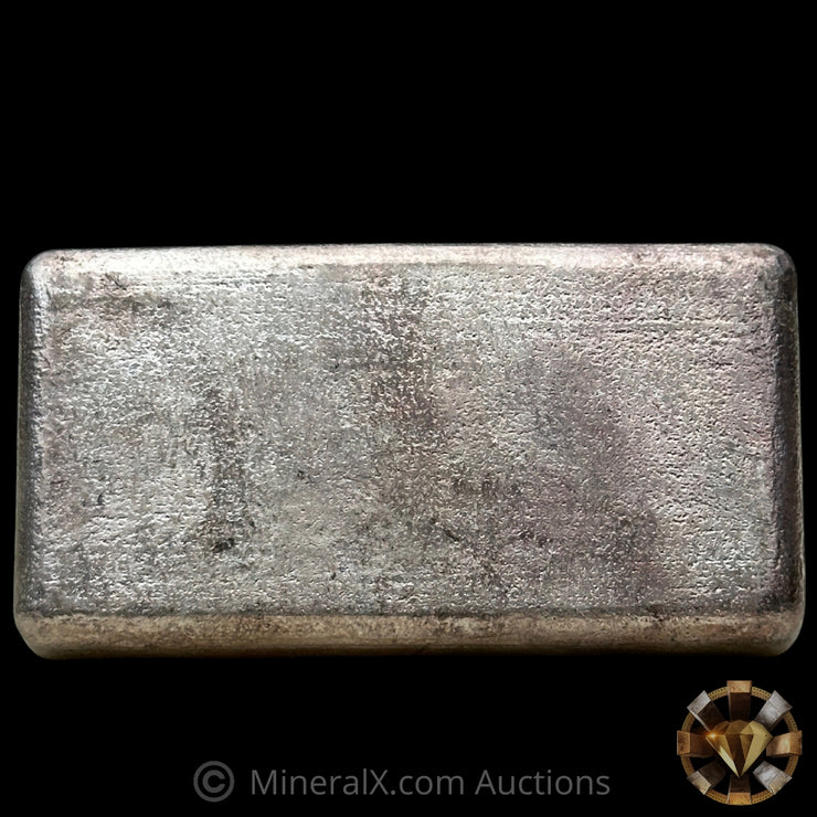 10oz Engelhard A Prefix Floating Decimal Bull Logo Vintage Silver Bar