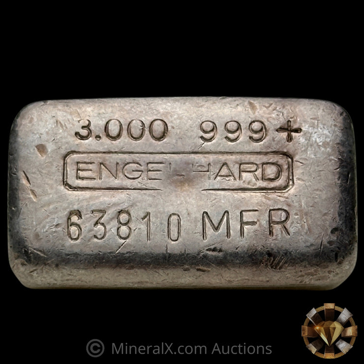 3oz Engelhard MFR Vintage Silver Bar