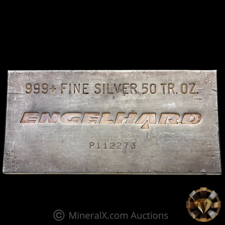 50oz Engelhard 6th Series Vintage Silver Bar