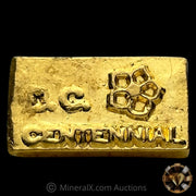 1oz Delta Smelting & Refining Pure Gold B C Centennial Vintage Gold Bar