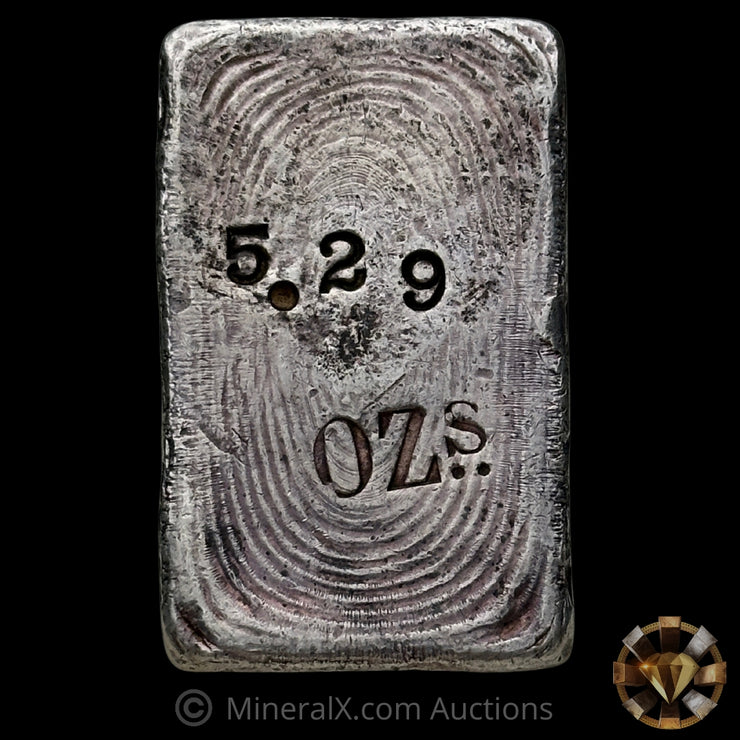 5.29oz Mint Of The United States At San Francisco SF Mint Vintage Silver Assay Ingot Bar