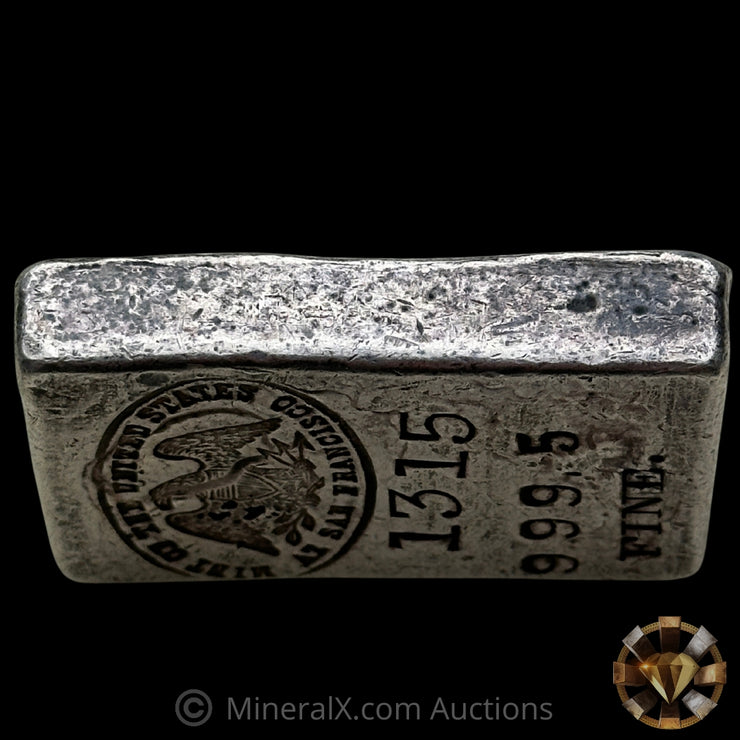 5.29oz Mint Of The United States At San Francisco SF Mint Vintage Silver Assay Ingot Bar