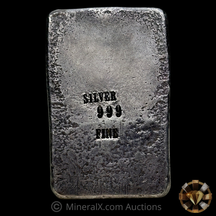 3.80oz Nevada Silver Co Vintage Silver Bar