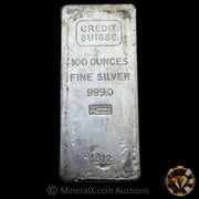 100oz Credit Suisse Vintage Silver Bar