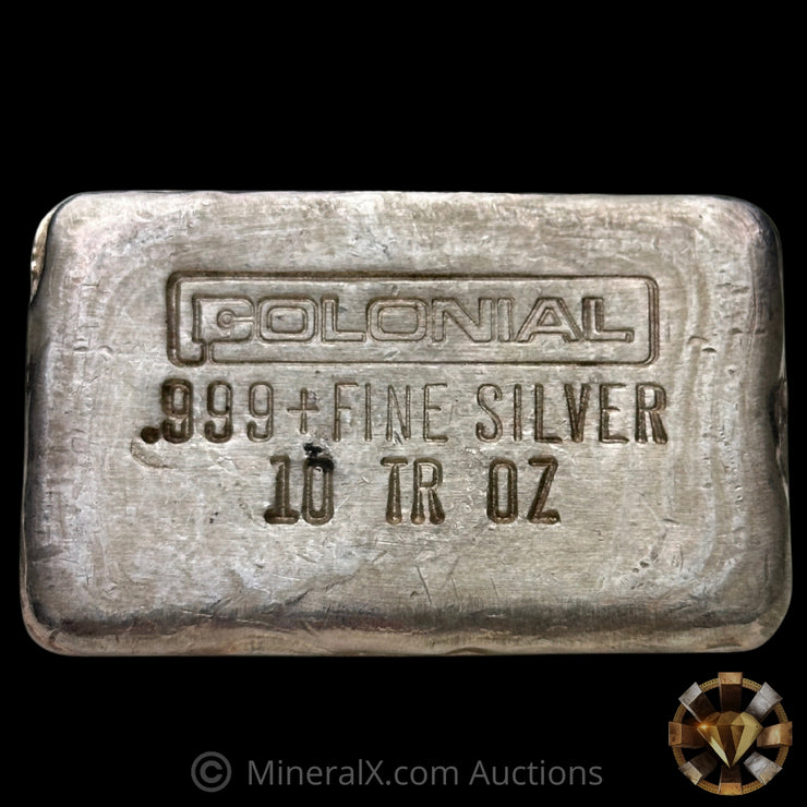 10oz Colonial Vintage Silver Bar