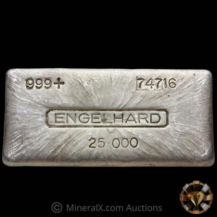 25oz Engelhard 6th Series Vintage Silver Bar