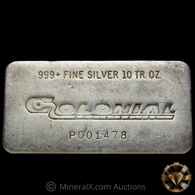 10oz Engelhard Colonial Vintage Silver Bar