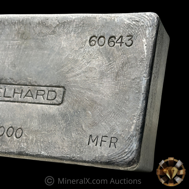 100oz Engelhard MFR Vintage Silver Bar