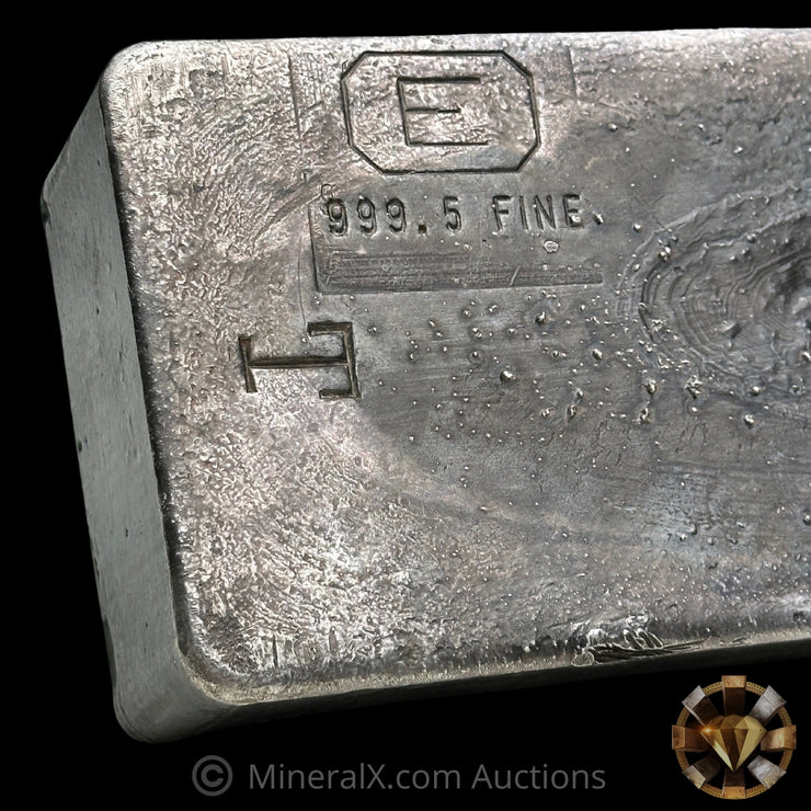 211.66oz Engelhard E Logo Penolas T Prefix Vintage Silver Bar