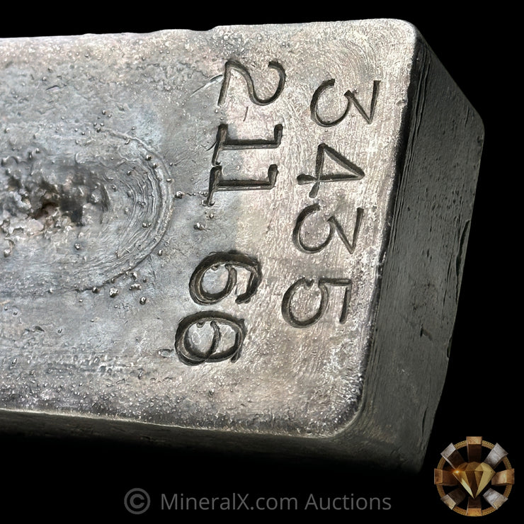 211.66oz Engelhard E Logo Penolas T Prefix Vintage Silver Bar