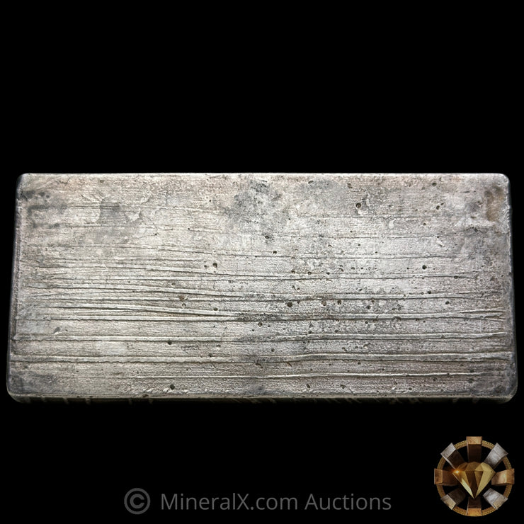 20oz Engelhard 9th Series Vintage Silver Bar With Striated Reverse and Sides