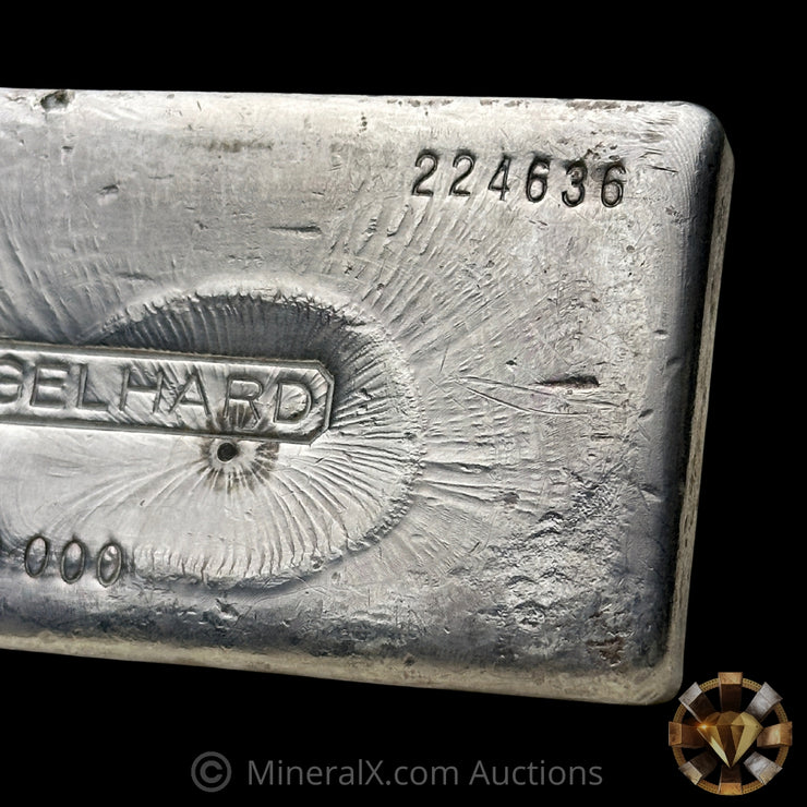 20oz Engelhard Bull Logo Vintage Silver Bar