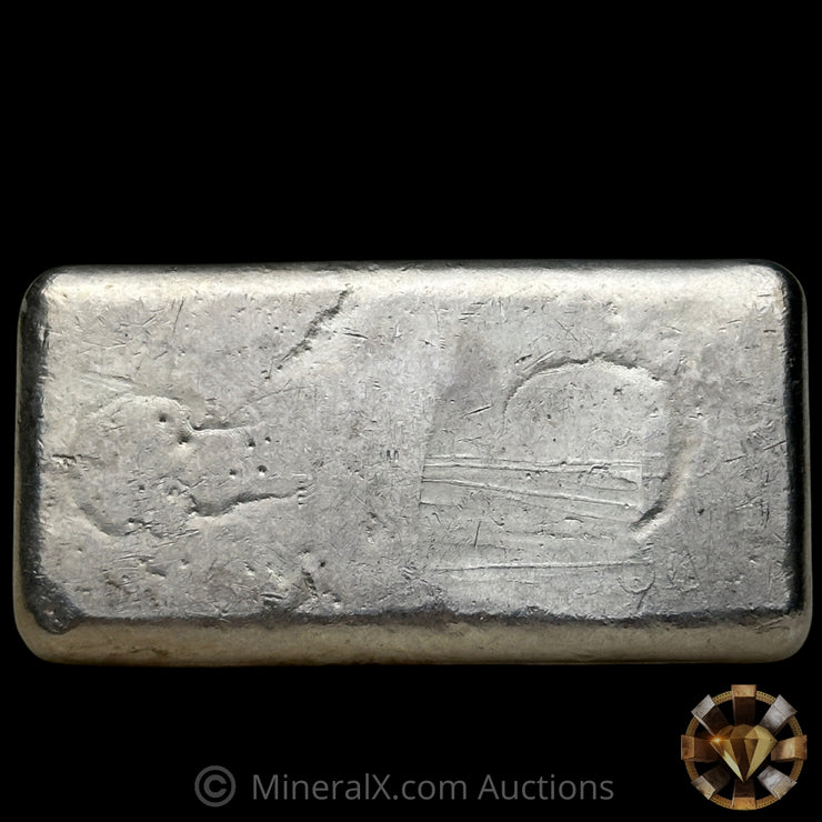 5oz Engelhard Bull Logo Vintage Silver Bar