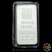 10oz JM Johnson Matthey Royal Bank Vintage Silver Bar In Seal