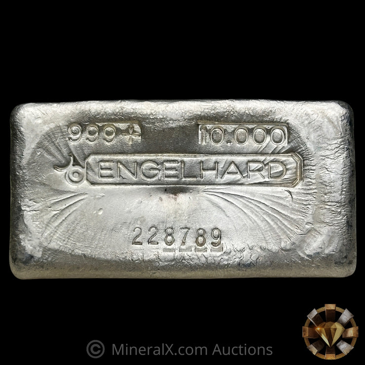 10oz Engelhard Bull Logo Vintage Silver Bar