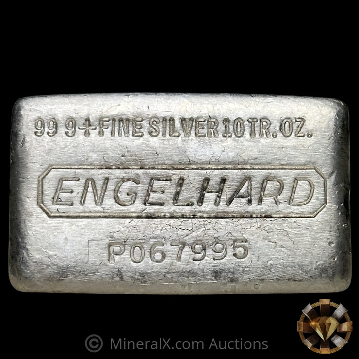 10oz Engelhard Waffleback Vintage Silver Bar