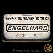 10oz Engelhard P Loaf Vintage Silver Bar