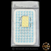 1g Engelhard M Prefix Gold Bar In Original Sealed Assay