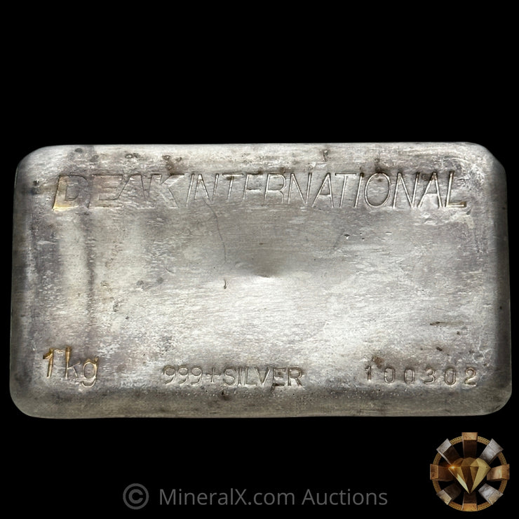 Kilo Deak International Vintage Silver Bar