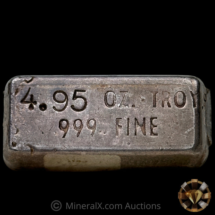 4.95oz Ketts Koin Kastle Vintage Silver Bar