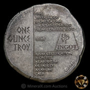 1oz 1980 USVI Ingot Vintage Silver Round Bar