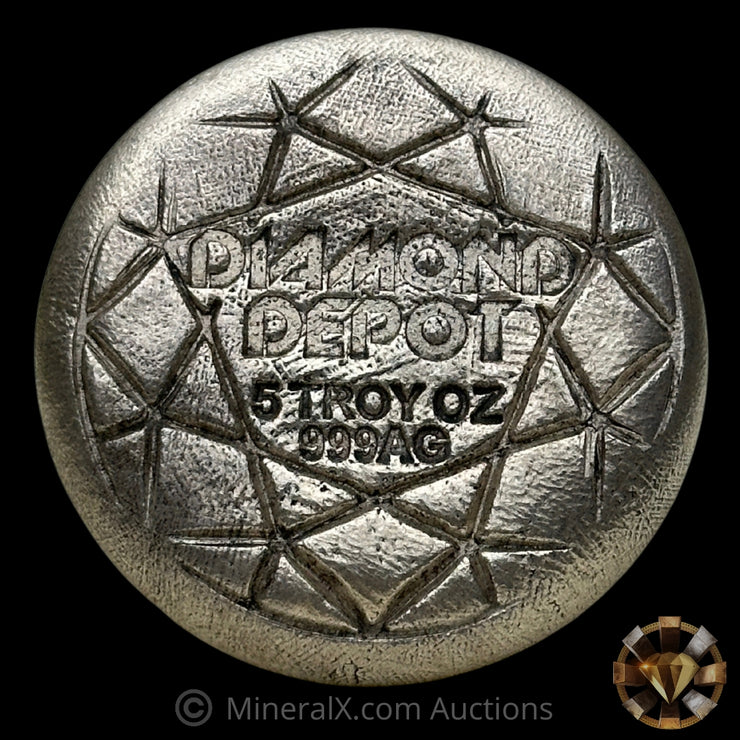 5oz Diamond Depot Dennis England Fantasy Silver Bar