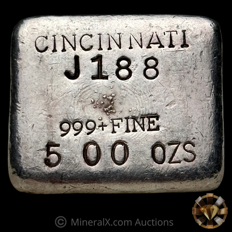 5oz Cincinnati Vintage Silver Bar