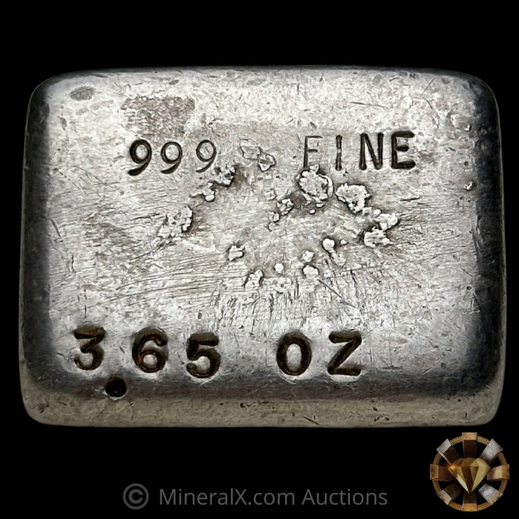 3.65oz Alexander Westerfall Vintage Silver Bar