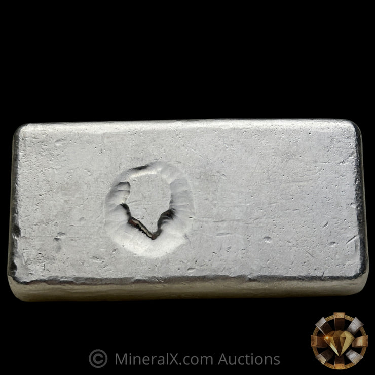 10oz Engelhard Floating Decimal Bull Logo Vintage Silver Bar