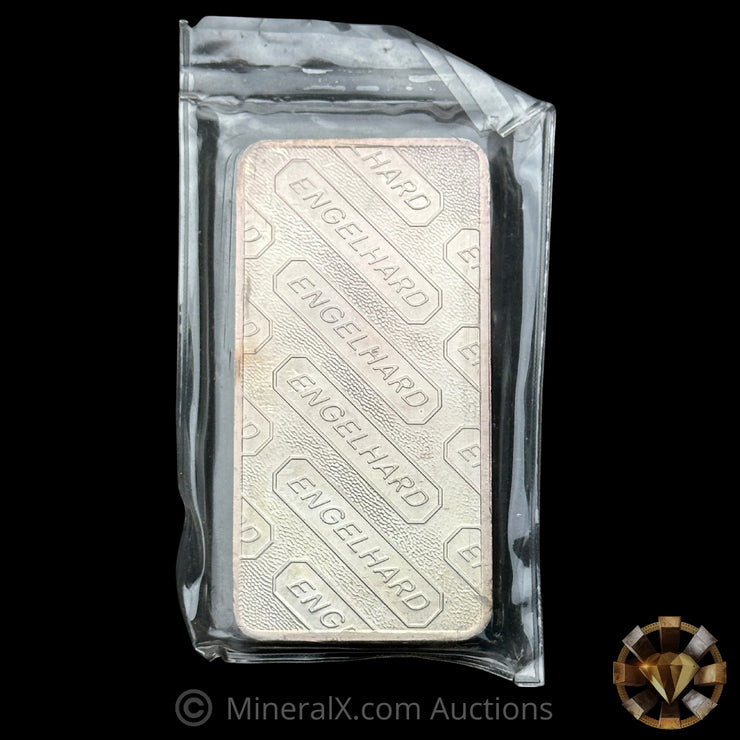 10oz Engelhard E Logo Vintage Silver Bar In Seal